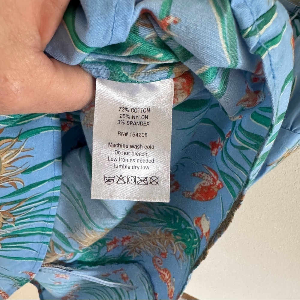 HVN Mini Holland Dress Ocean Fish Print 10 - Picture 10 of 15